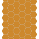 Dlažba HEXA Yellow Corn | 160x140 | mat