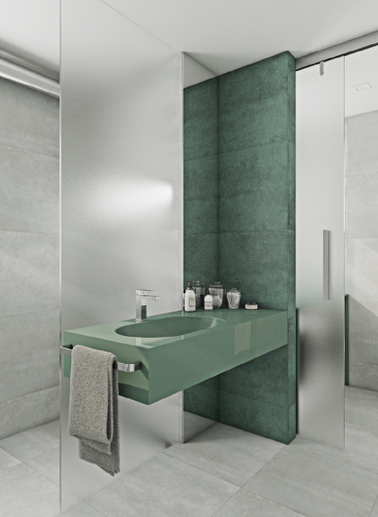 Industriální koupelna VIRIDIUM