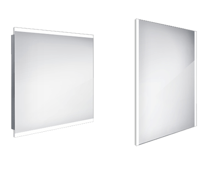 Koupelnové podsvícené LED zrcadlo ZP 12003 800 x 700 mm