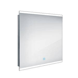 Koupelnové podsvícené LED zrcadlo ZP 12003 800 x 700 mm | senzor