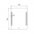 Koupelnové podsvícené LED zrcadlo ZP 18002 600 x 800 mm | senzor