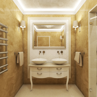Luxusní koupelna IMPERIAL - Pohled od vstupu