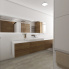 Luxusní koupelna BEIGE DELUXE - Pohled od toalety