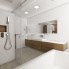 Luxusní koupelna BEIGE DELUXE - Pohled z vany na umyvadlo - denní